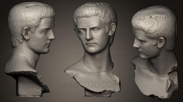 Busts and heads antique and historical (BUSTA_0357) 3D model for CNC machine
